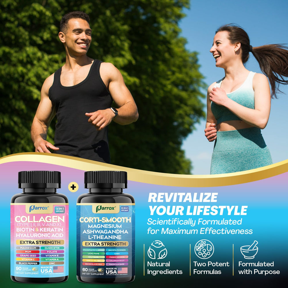 Collagen types I, II, III, V, and X included in the formula