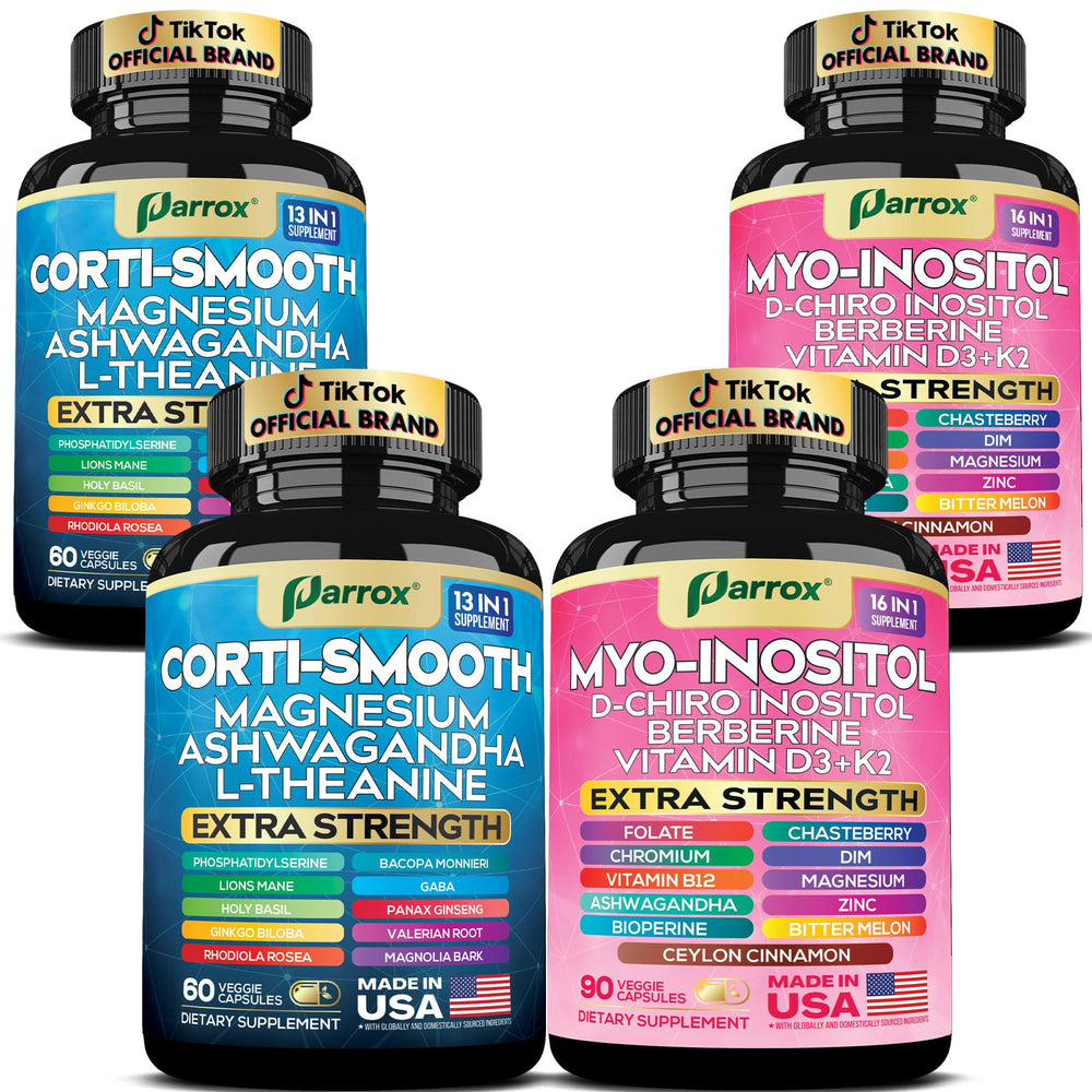 Parrox Soothe & Smooth Bundle bottle front with two-pack layout