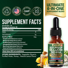 Dropper dispensing honey lemon flavored liquid