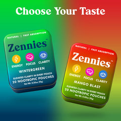 Parrox Zennies pack in pocket illustrating convenient daily energy routine