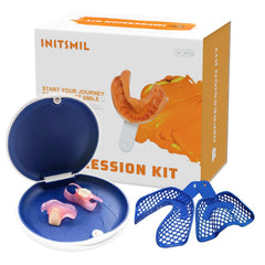 DIY impression kit for upper and lower partial dentures