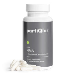 partiQlar NMN 500mg bottle – front view (60 capsules)
