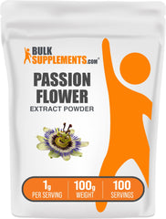 Passion Flower Extract Powder 1000mg per serving in a 100g pack
