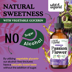 Dropper dispensing passion flower tincture