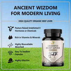 Pasture-raised cattle source for beef liver