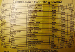Patanjali Amla Chatpata Candy 500 G product packaging back view