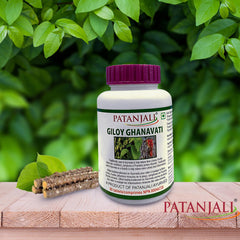 Patanjali Giloy Ghanvati 60 Tab Pack of 3 contents inside the pack