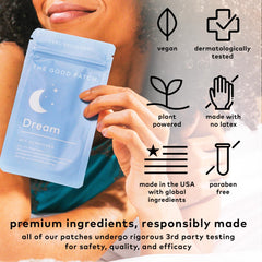 Person applying The Good Patch to skin