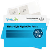 PatchAid Electrolyte Hydration Patch packaging for mess-free on-the-go hydration