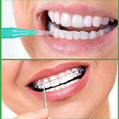 Durable interdental cleaning tools with rubber, steel and nylon