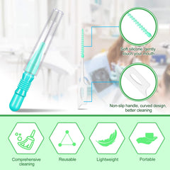 Complete 350-piece oral hygiene kit for cleaning between teeth