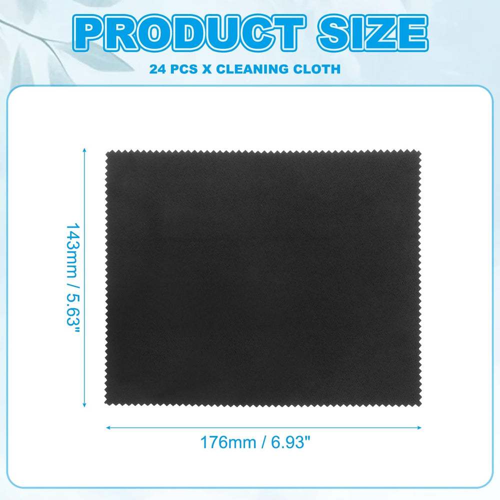 Close-up of PATIKIL cleaning cloth fabric in black