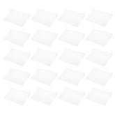 PATIKIL microfiber cleaning cloth 7x6 inches - white, front view