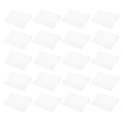 PATIKIL microfiber cleaning cloth 7x6 inches - white, front view