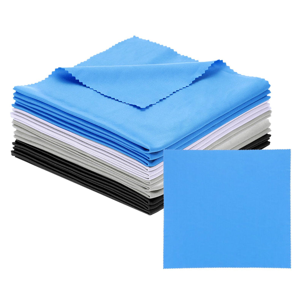 PATIKIL microfiber cleaning cloths – Black, 12x12 inches (12-pack)