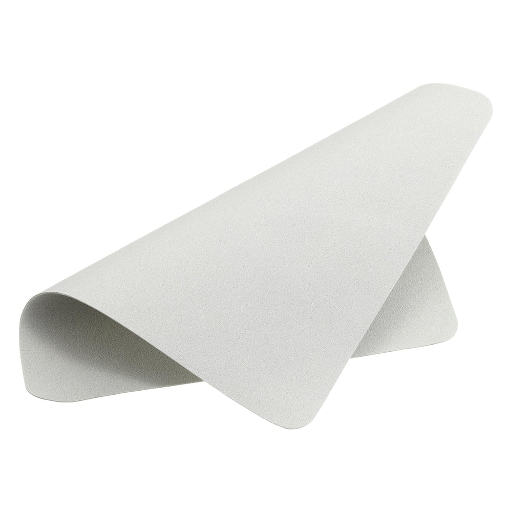 PATIKIL 6.3 x 6.3 inch gray microfiber glasses cleaning cloth - full view