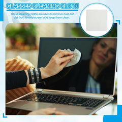 PATIKIL gray microfiber cleaning cloth used for lenses and screens