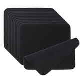 PATIKIL black microfiber glasses cleaning cloths 12 pack