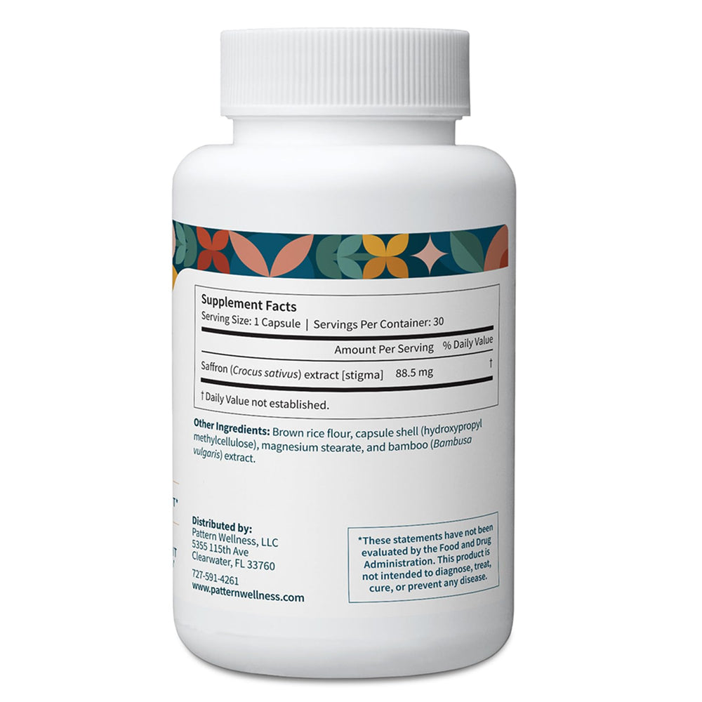 Serving illustration for 88.5 mg saffron extract