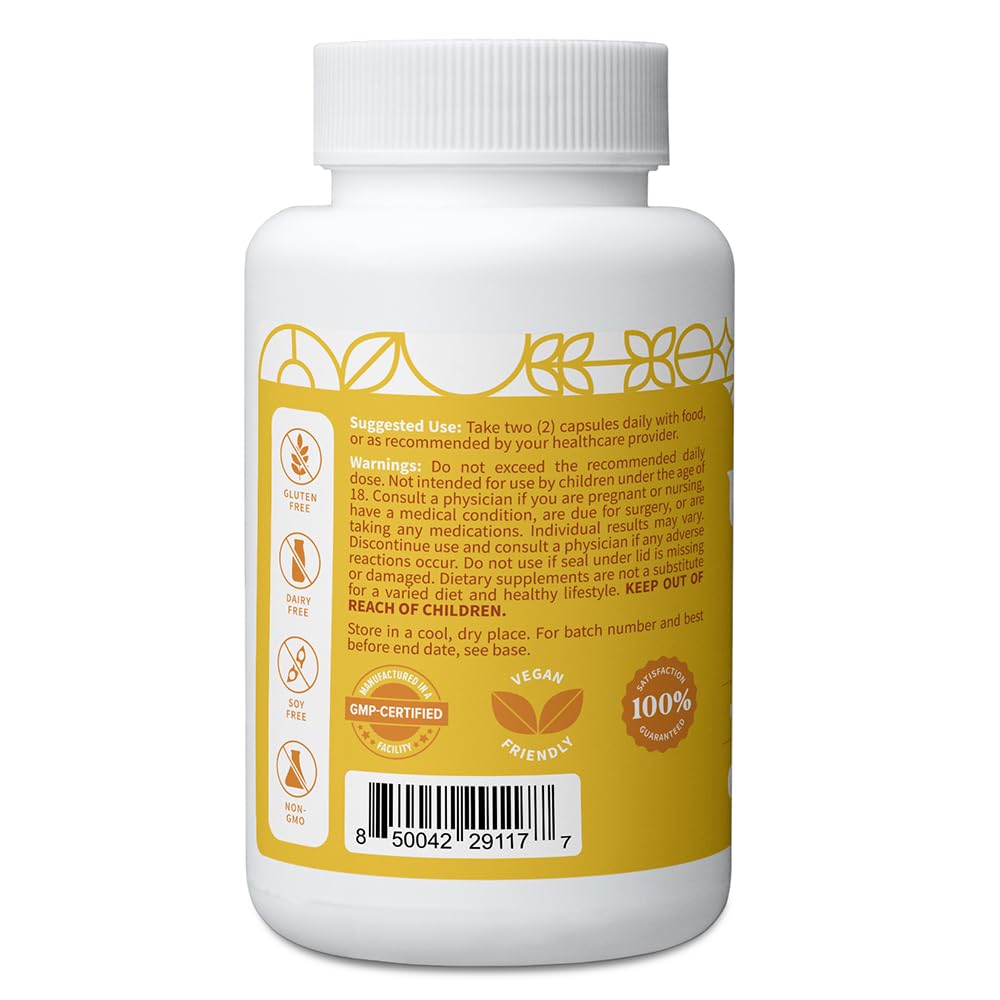 Pattern Wellness Uric Acid Support bottle back label