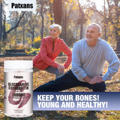 Patxans 60-count bottle with GMP facility label