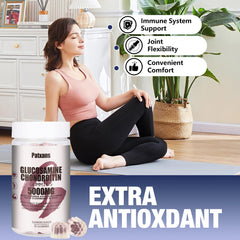 Adult taking Patxans gummies as daily supplement