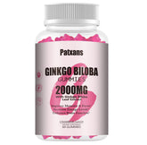 Patxans Ginkgo Biloba Gummies bottle with 60 count