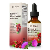 Pavintrix Kidney Cleanse Drops bottle pours cranberry extract for urinary support.