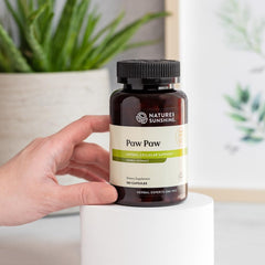 Nature's Sunshine Paw Paw Cell-Reg bottle label