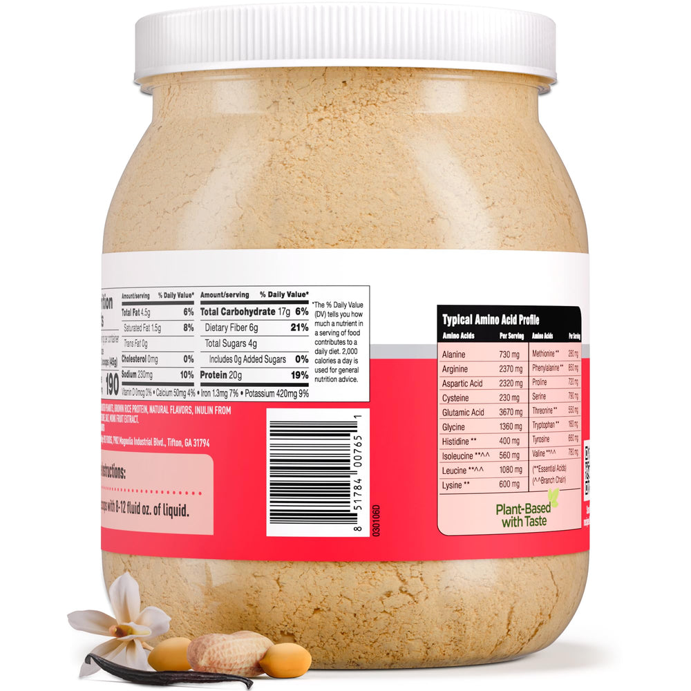 PB2 Performance Peanut Protein Powder Vanilla 2lb uses and servings