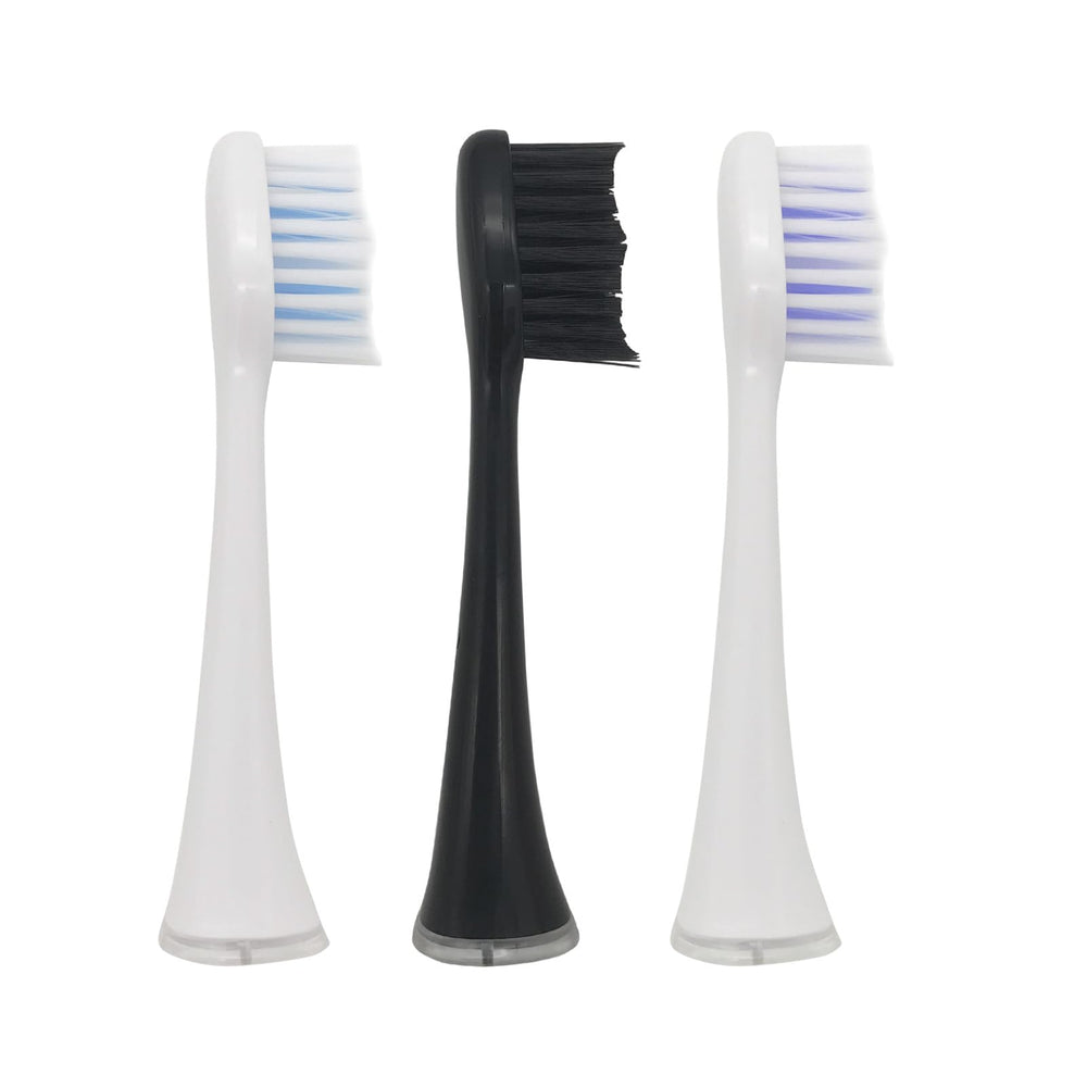 PDEEY 6-pack toothbrush heads with cover for Jetwave Sonic Edge - packaging shot