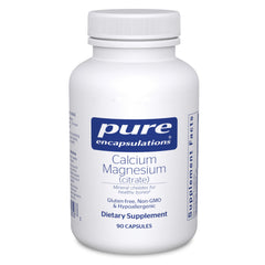 Hero image: Pure Encapsulations Calcium Magnesium (Citrate) 240g 90 capsules