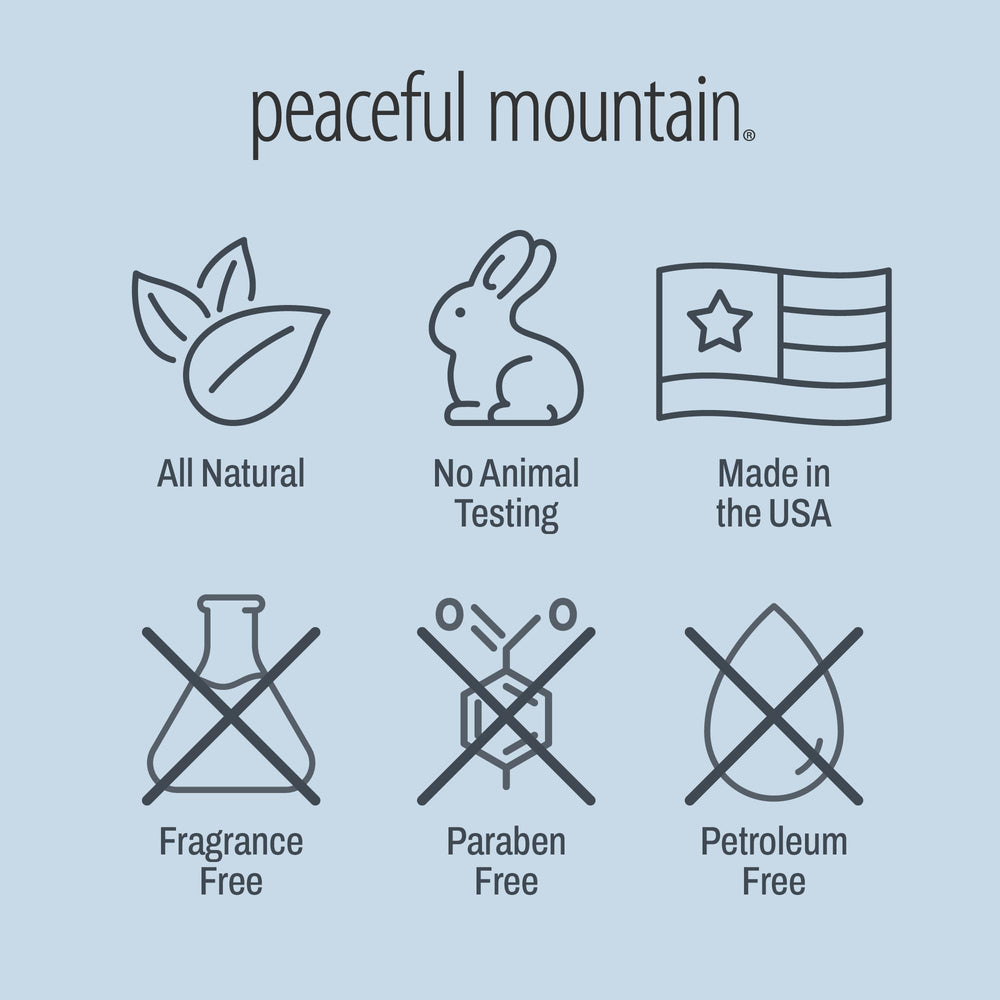 Lifestyle image of Peaceful Mountain Ionic Colloidal Silver on a clean surface