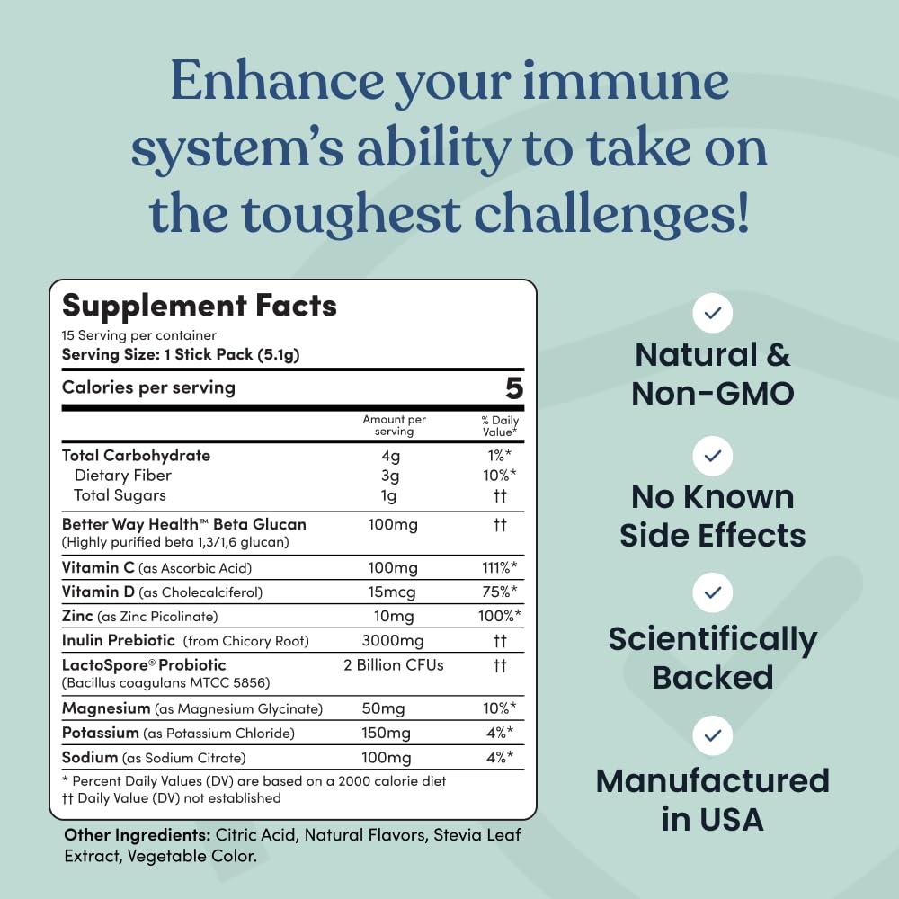 Lifestyle image of Immune Ready Peach Mango with active use