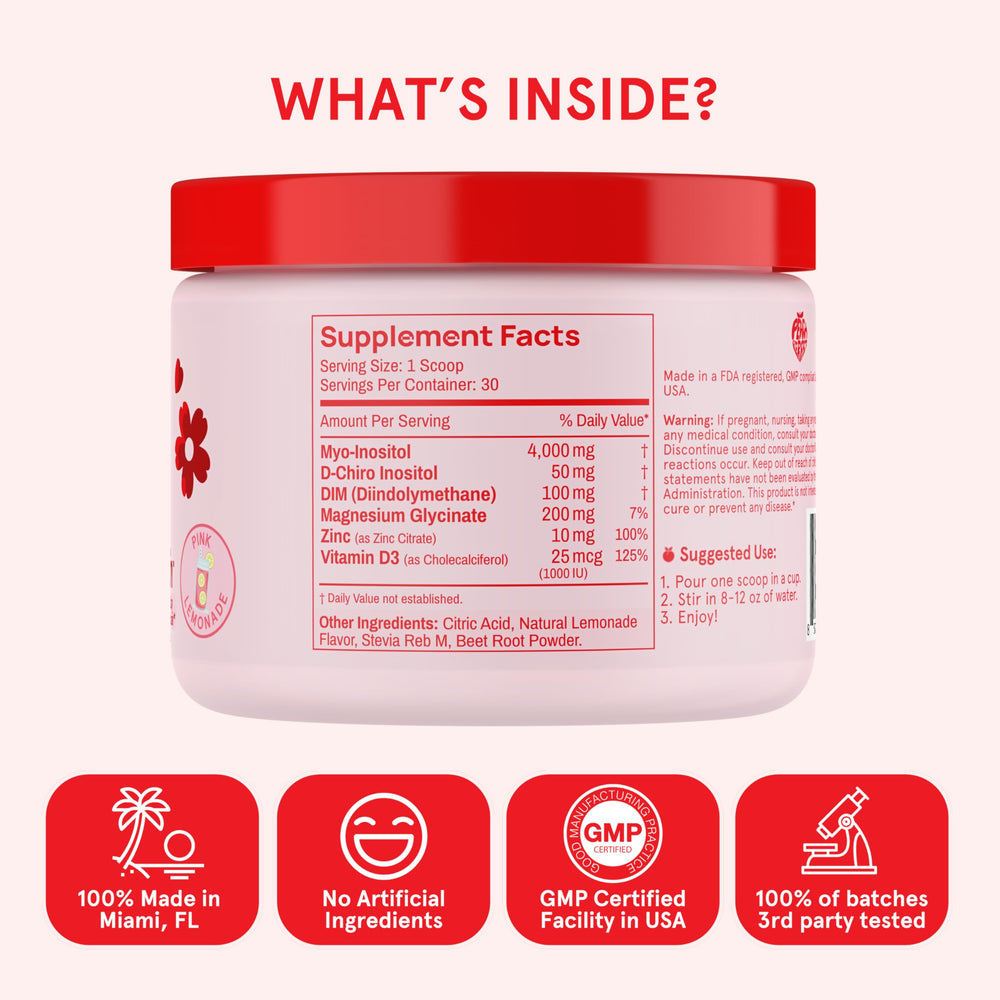 Peach Perfect nutrition panel closeup highlighting ingredient transparency and third‑party testing