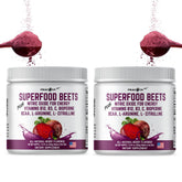 Peacock Max beets powder bottle 21oz for daily vitality boost in smoothies