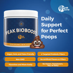 Label showing gluten-free, dairy-free, and soy-free formulation.