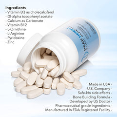 Doctor-developed Peak Height Growth Supplement label