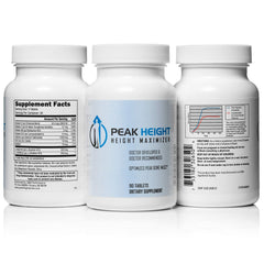 Lifestyle shot featuring Peak Height Growth Supplement