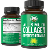 Peak Performance All 5 Multi-Collagen bottle label