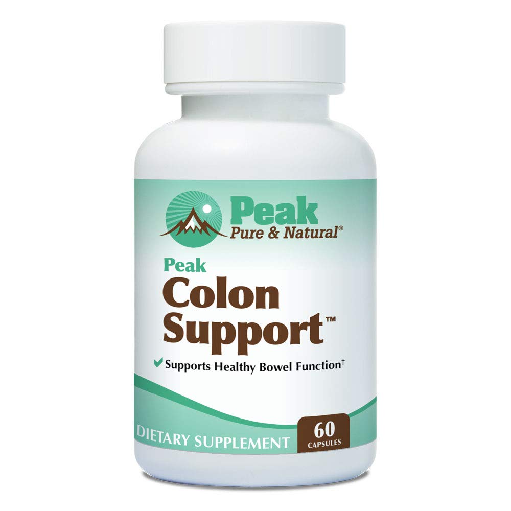 Peak Pure & Natural Colon Support bottle – main product image