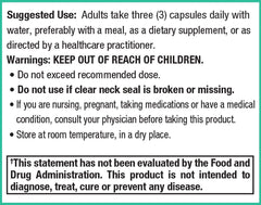 Peak Pure & Natural Turmeric and ALA blend signals antioxidant synergy.