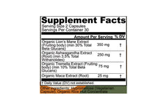 Snow Mushroom included in nootropic formula