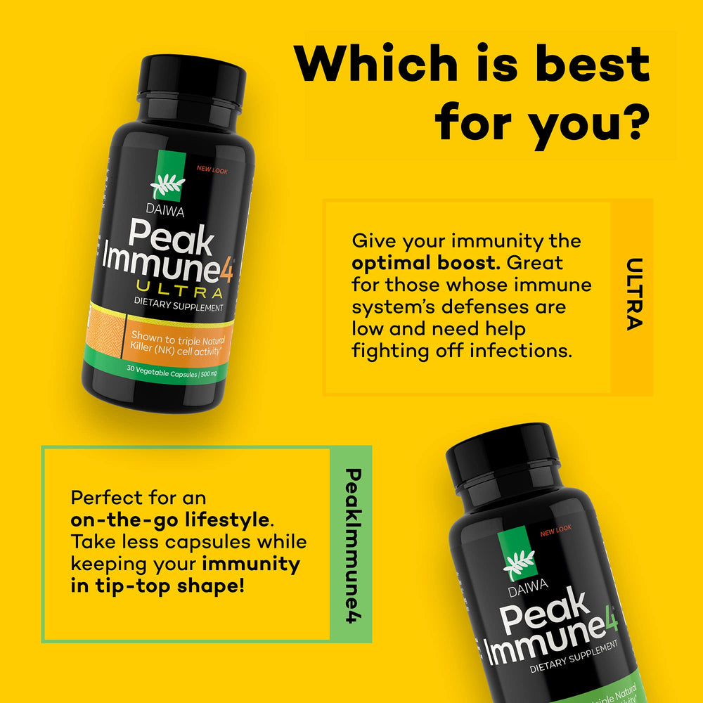 PeakImmune4 label front view