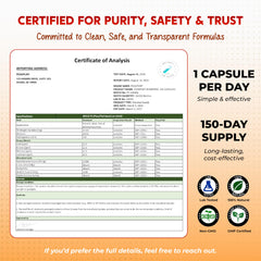 Made in USA badge on PeakPury bottle