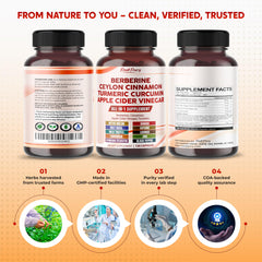 Lifestyle image of wellness support product with apples and cinnamon