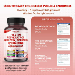 Third-party lab testing seal on PeakPury packaging