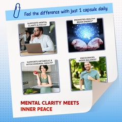 Lifestyle shot showing focus and productivity with PEAKPURY