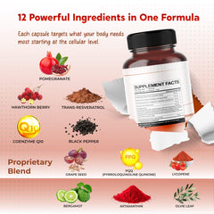 graphic highlighting the 12-in-1 formula of PEAKPURY Ultra