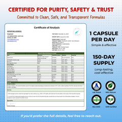 Product manufactured in GMP-certified facilities